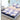 Cearceaf cu elastic + 2 fețe de pernă 180x200  - flori de cireș mov