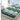 Cearceaf cu elastic + 2 fețe de pernă 180x200  - hortensii mov