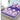 Cearceaf cu elastic + 2 fețe de pernă 180x200  - hortensii mov